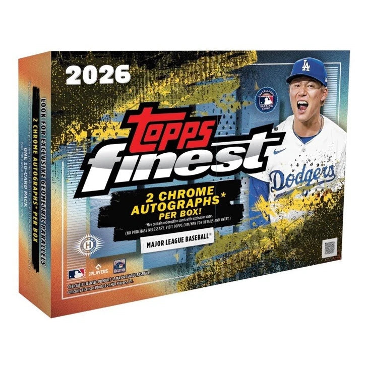 2026 Topps Finest MLB Hobby Box