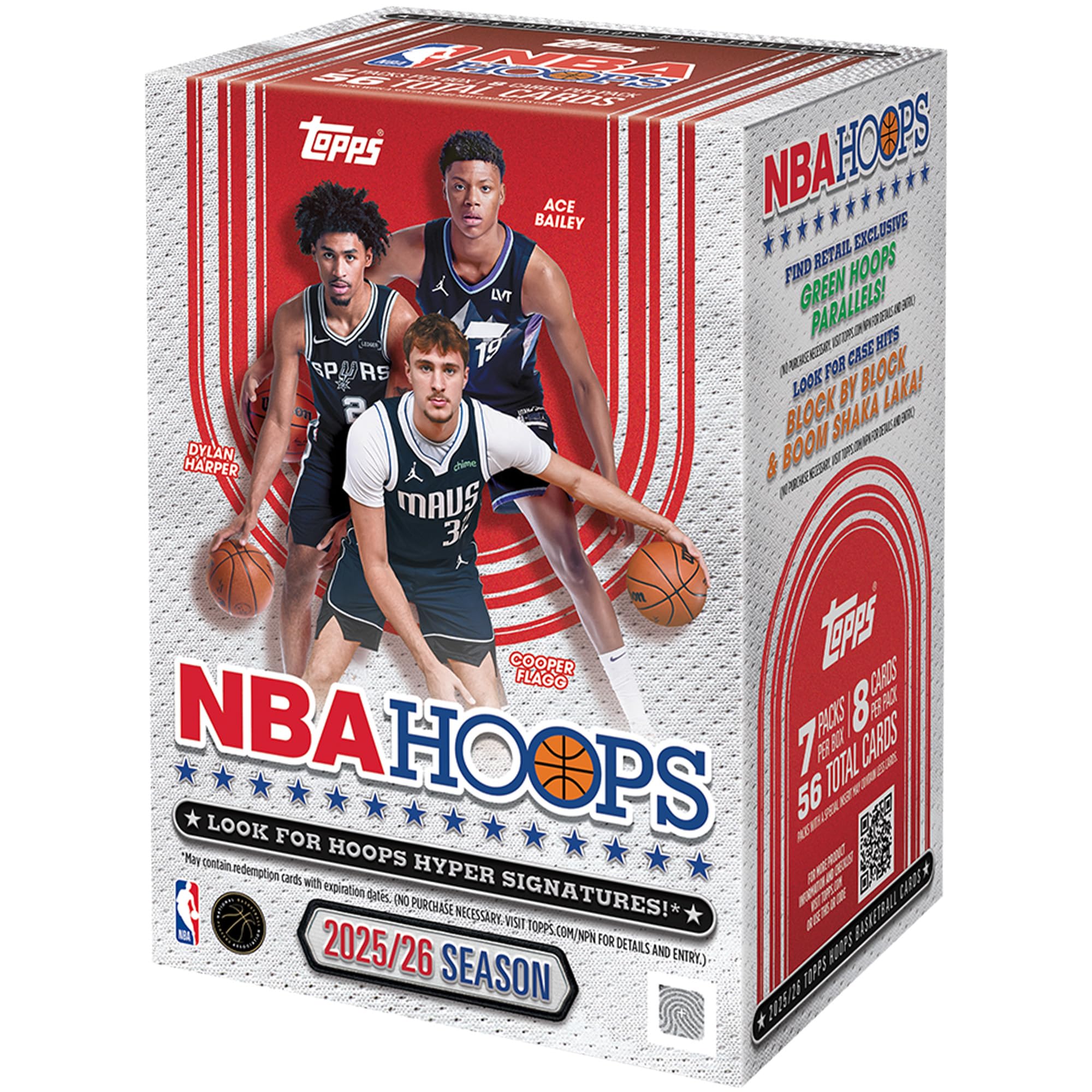 2025/2026 Topps NBA Hoops Value Box
